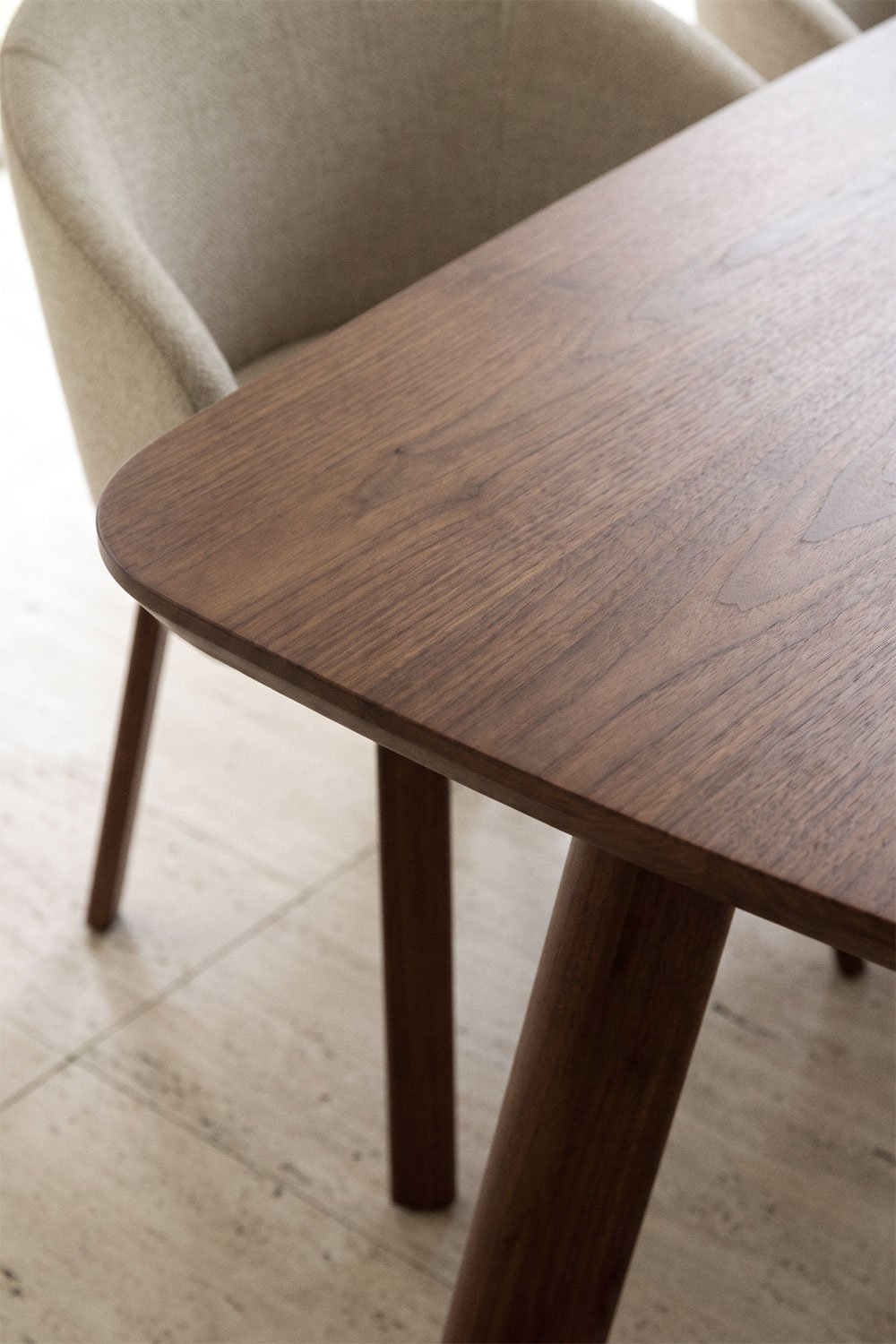 Table à manger rectangulaire extensible 240-300x110 cm en MDF Teodic, image de la galerie 3