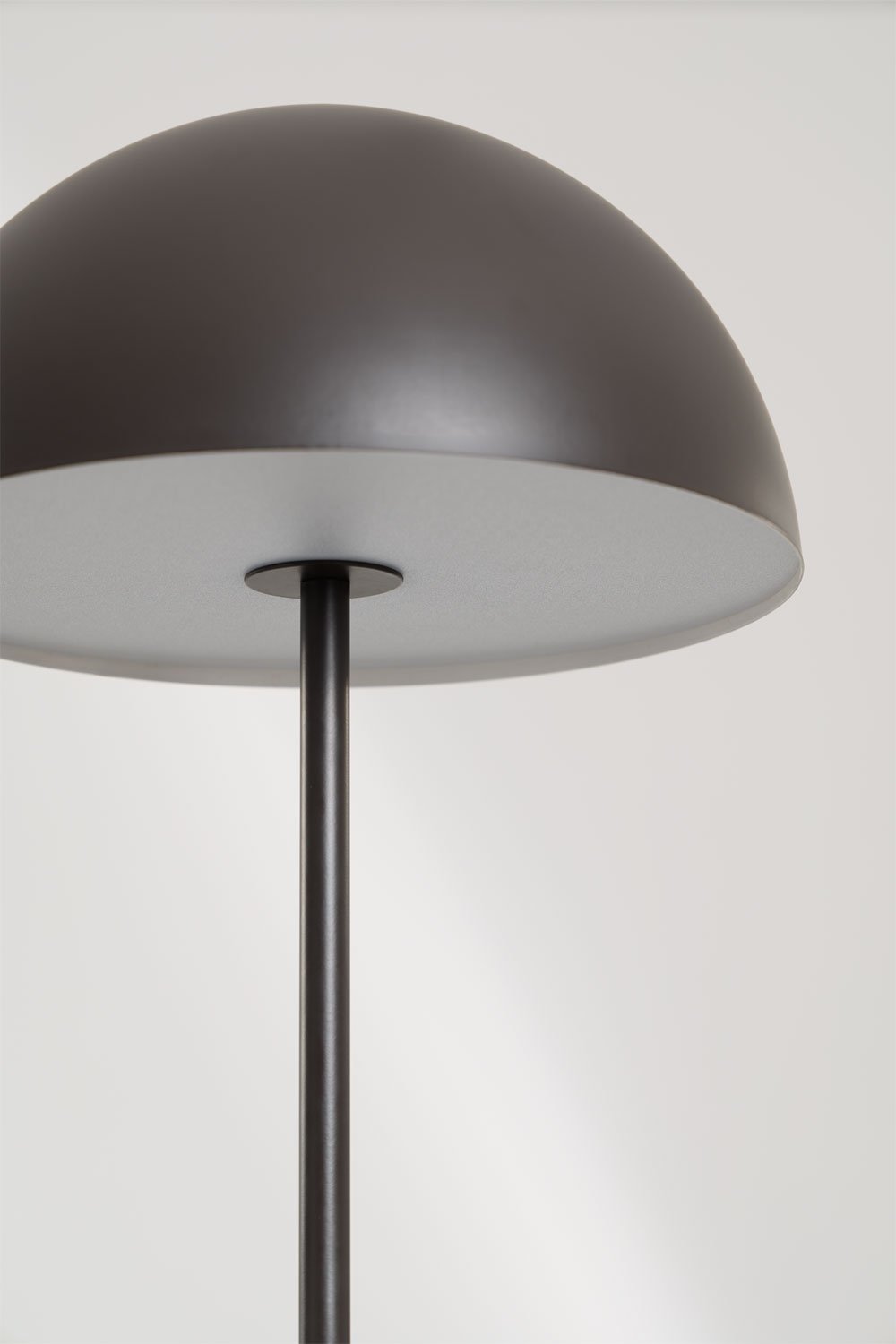 Lampadaire LED en acier inoxydable et pierre naturelle Nicolas, image de la galerie 6