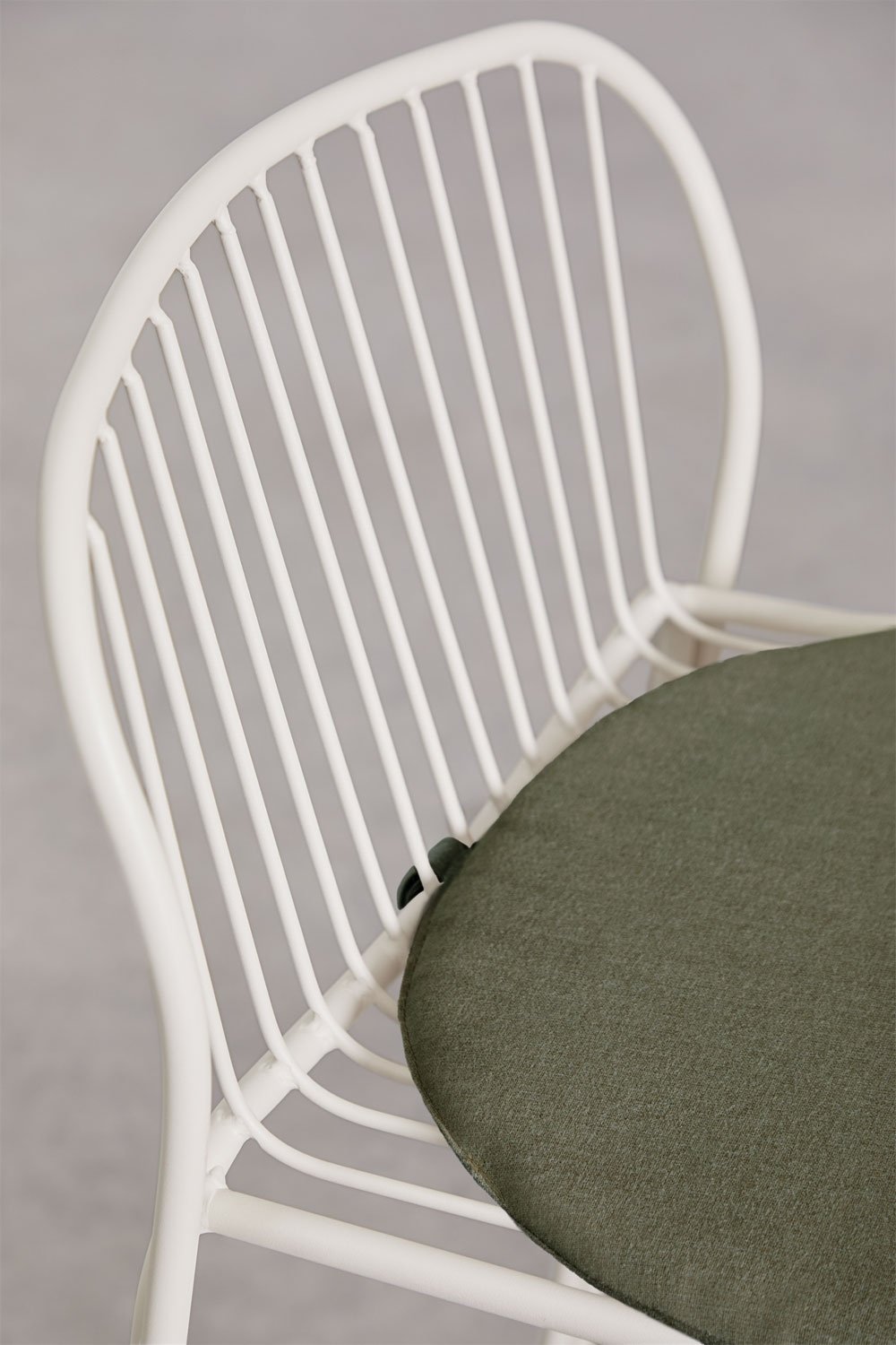 Pack de 4 tabourets de jardin hauts en acier Anerina, image de la galerie 6