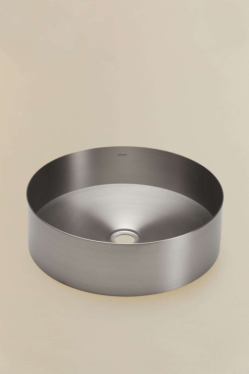 Lavabo rond Ø40 cm en acier inoxydable Lemia, image de la galerie 3