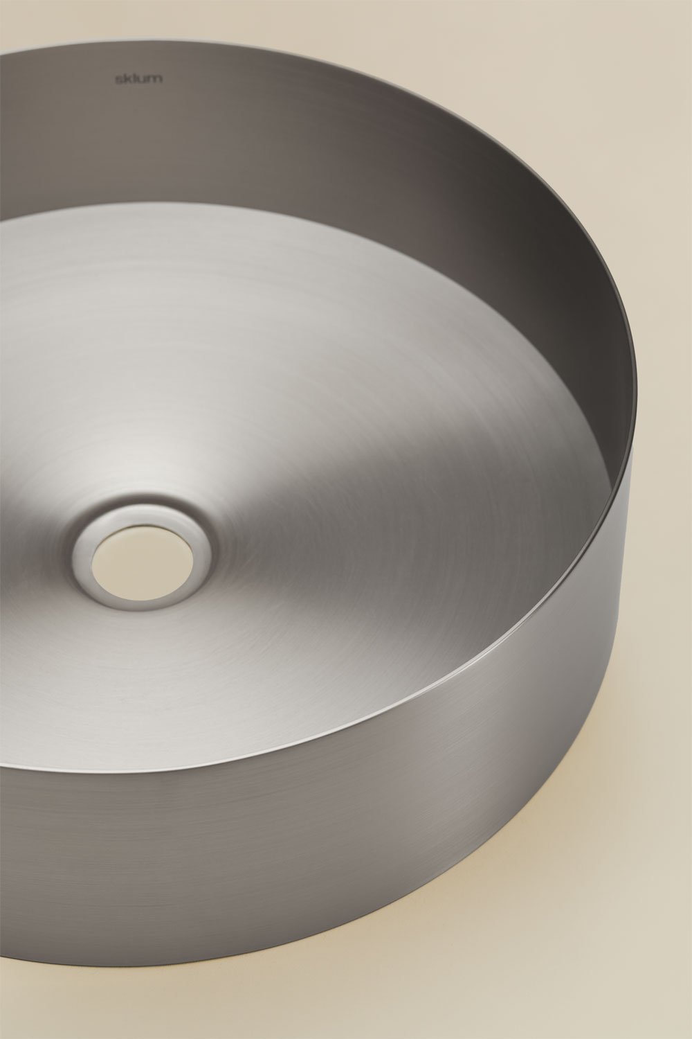 Lavabo rond Ø40 cm en acier inoxydable Lemia, image de la galerie 5