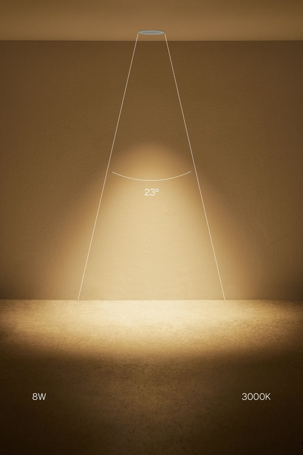 Downlight LED encastrable avec cadre rond Ø7 cm en aluminium Orelva, imagen de galeria 2