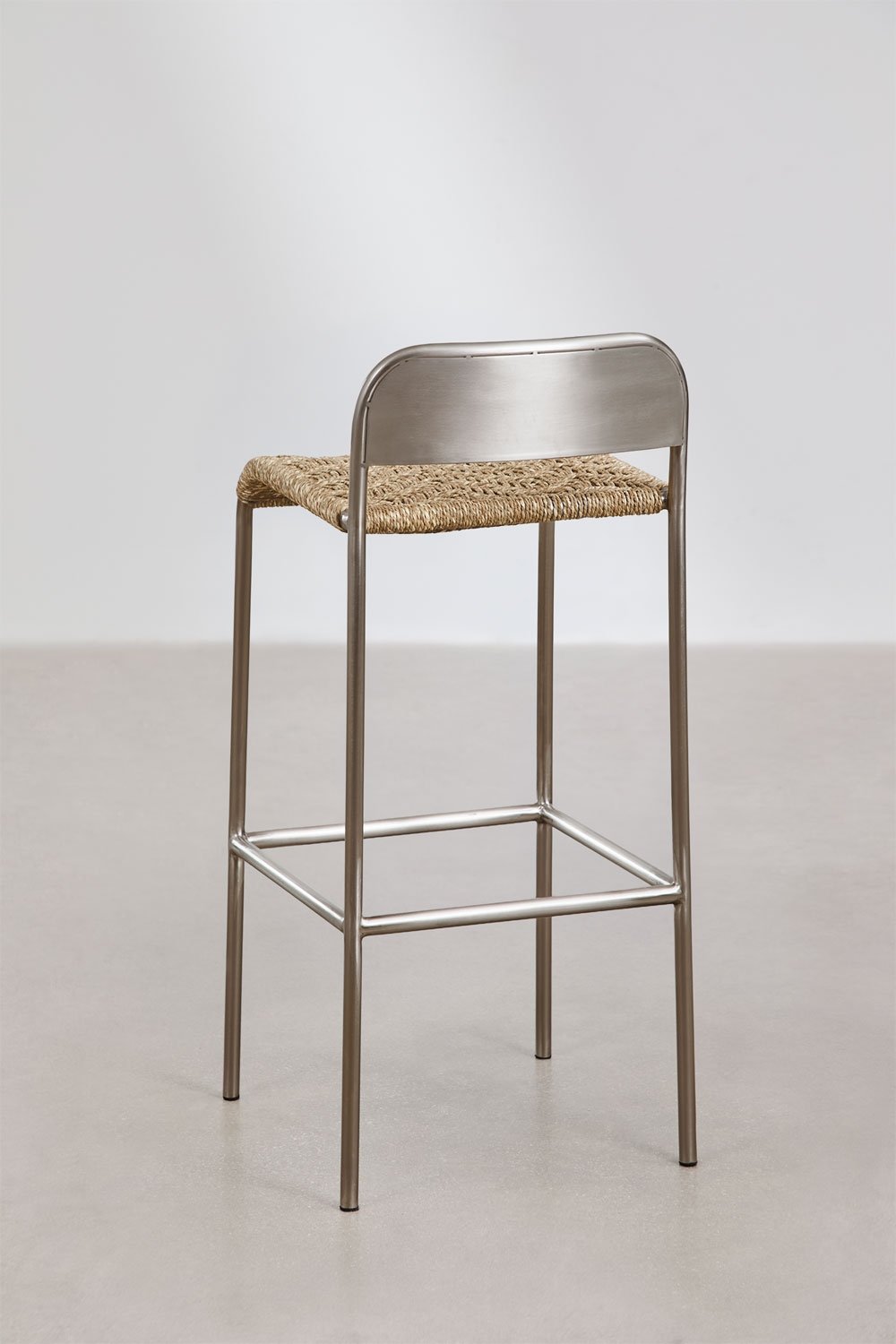 Tabouret haut en acier inoxydable Narnial, image de la galerie 5