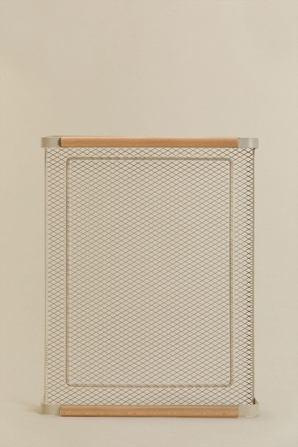 Plateau de service en fer et bois de caoutchouc Zestei, image de la galerie 3