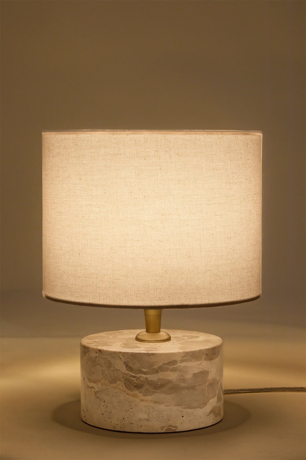Lampe de table en pierre naturelle Orlena, image de la galerie 5