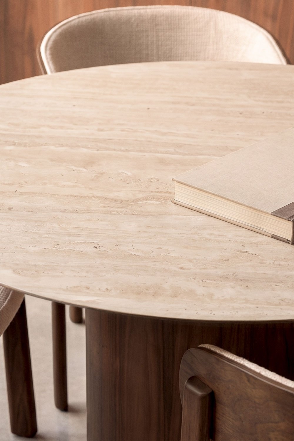 Table de salle à manger ronde Ø120 cm Luceida, image de la galerie 2