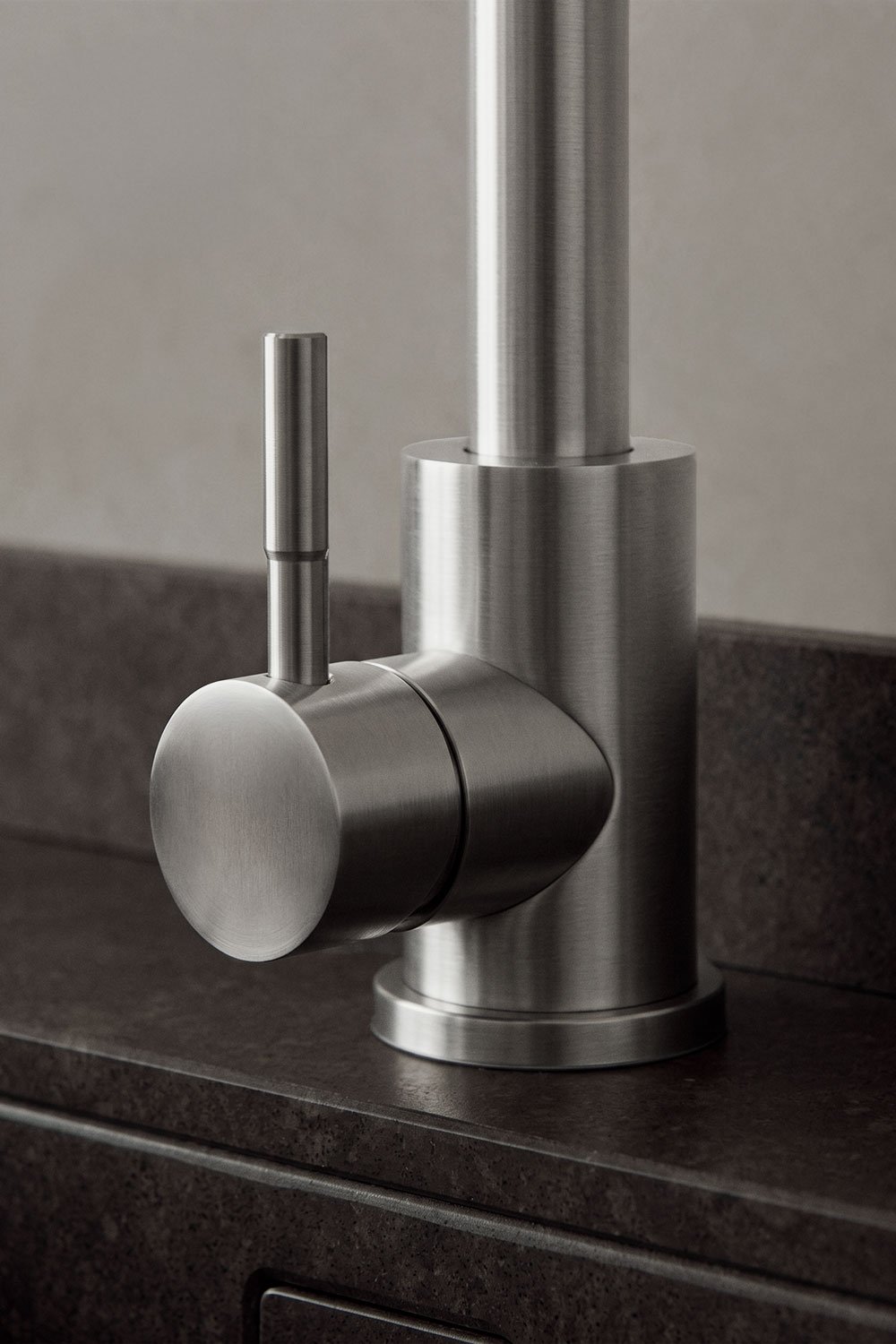 Robinet de cuisine avec bec haut en acier inoxydable Rintran, image de la galerie 2