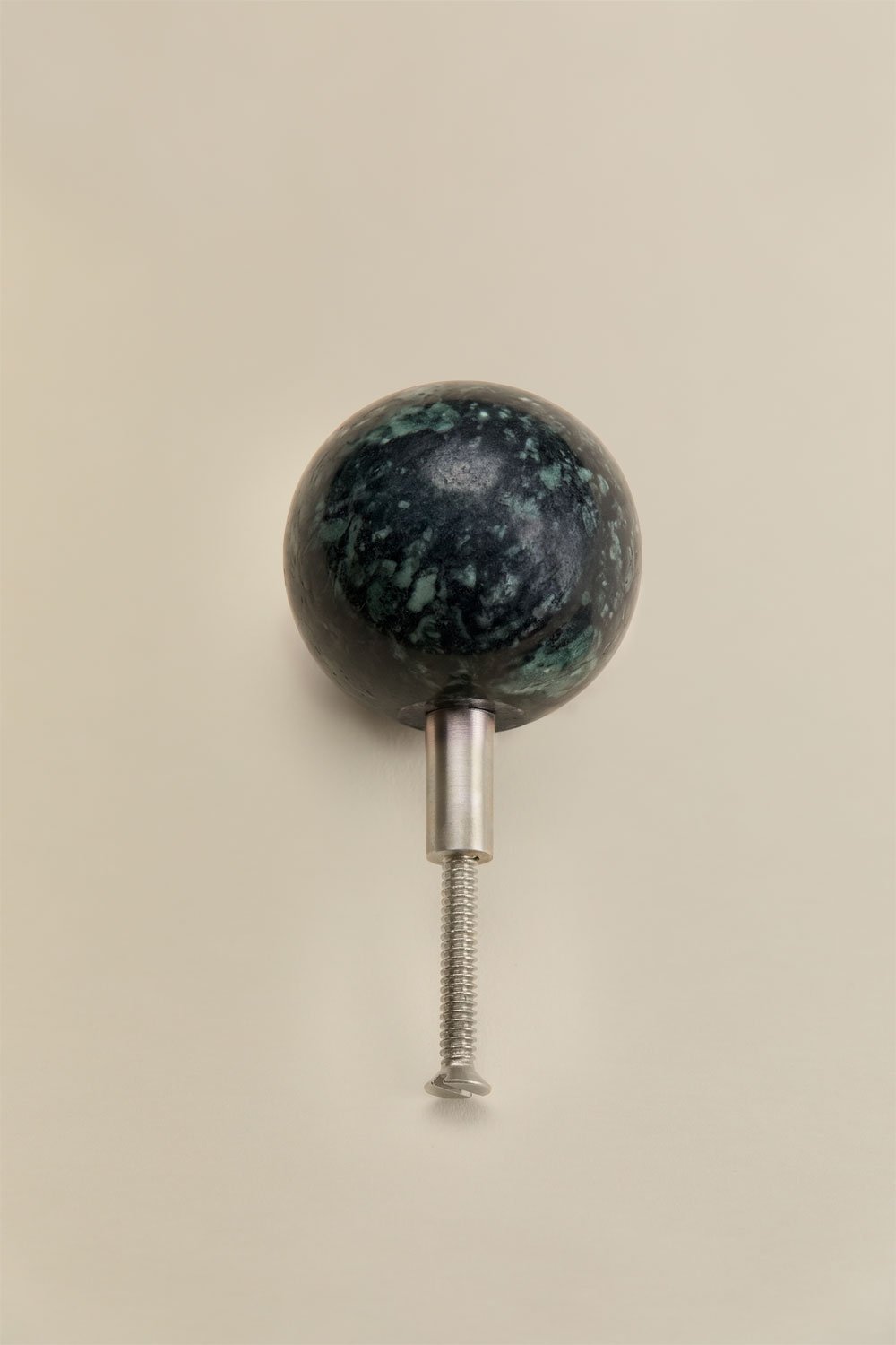 Pack de 2 poignées en pierre naturelle et acier inoxydable Wilster, image de la galerie 4