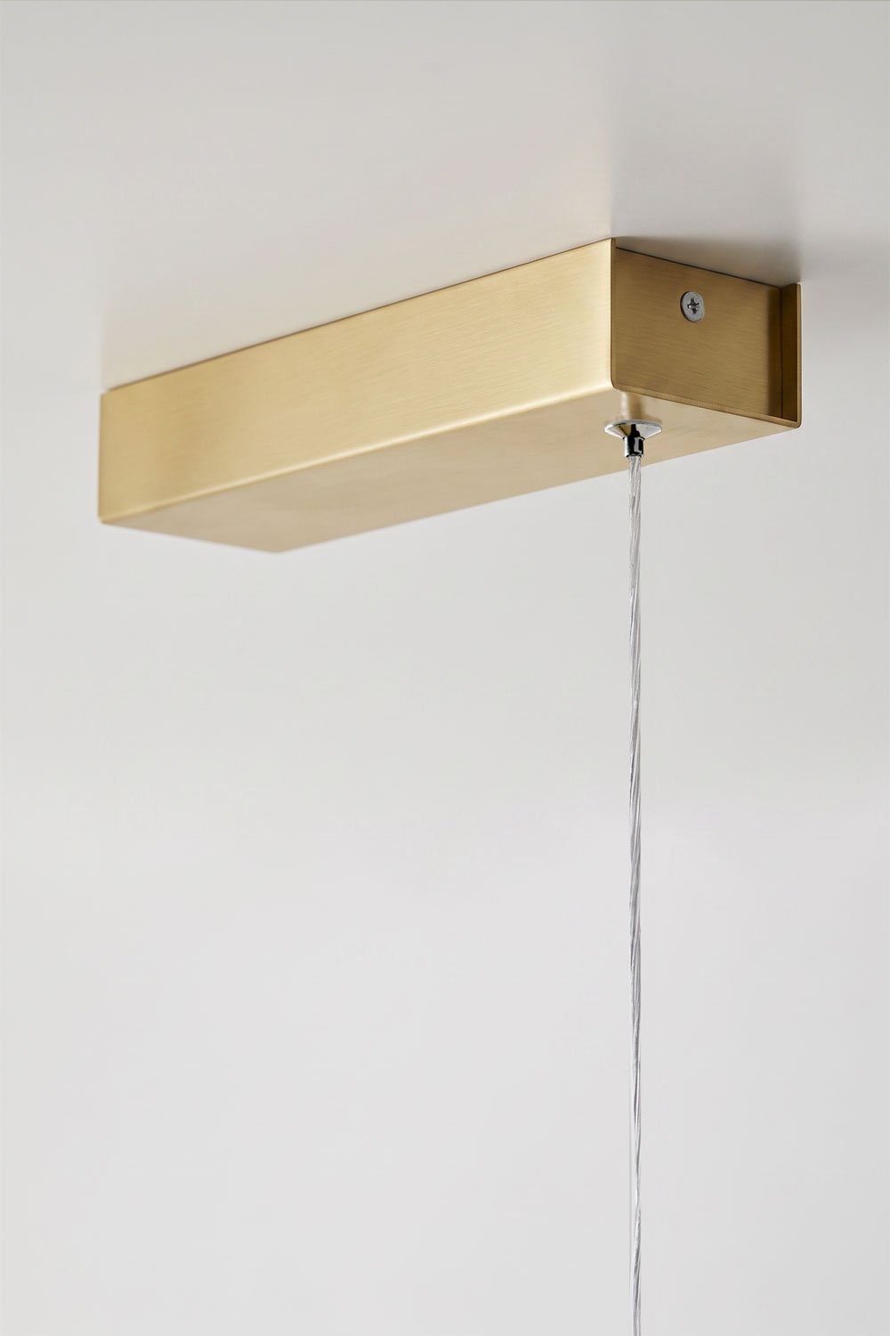 Suspension linéaire LED 120 cm en aluminium Mairen, image de la galerie 7