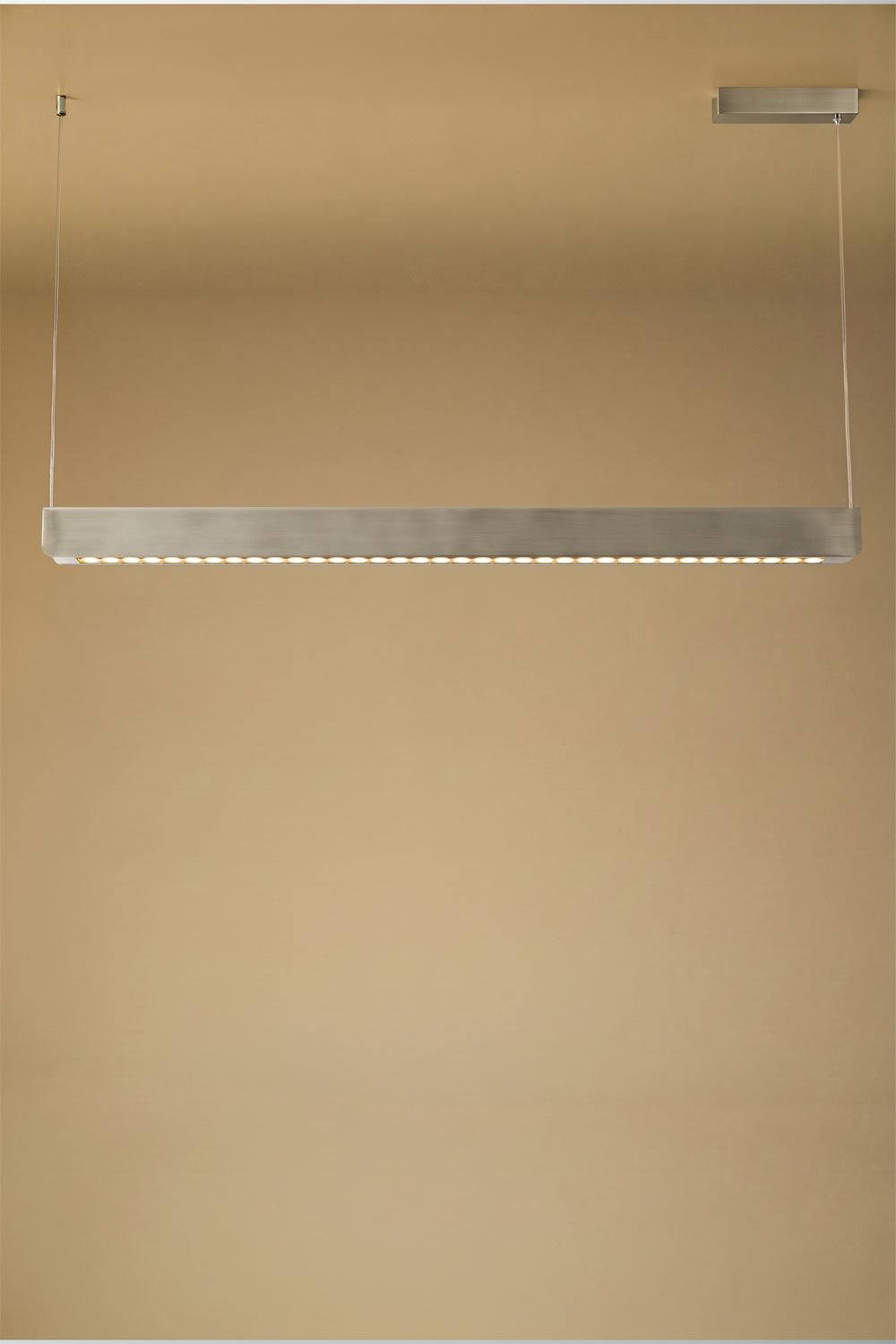 Suspension linéaire LED 120 cm en aluminium Mairen, image de la galerie 4