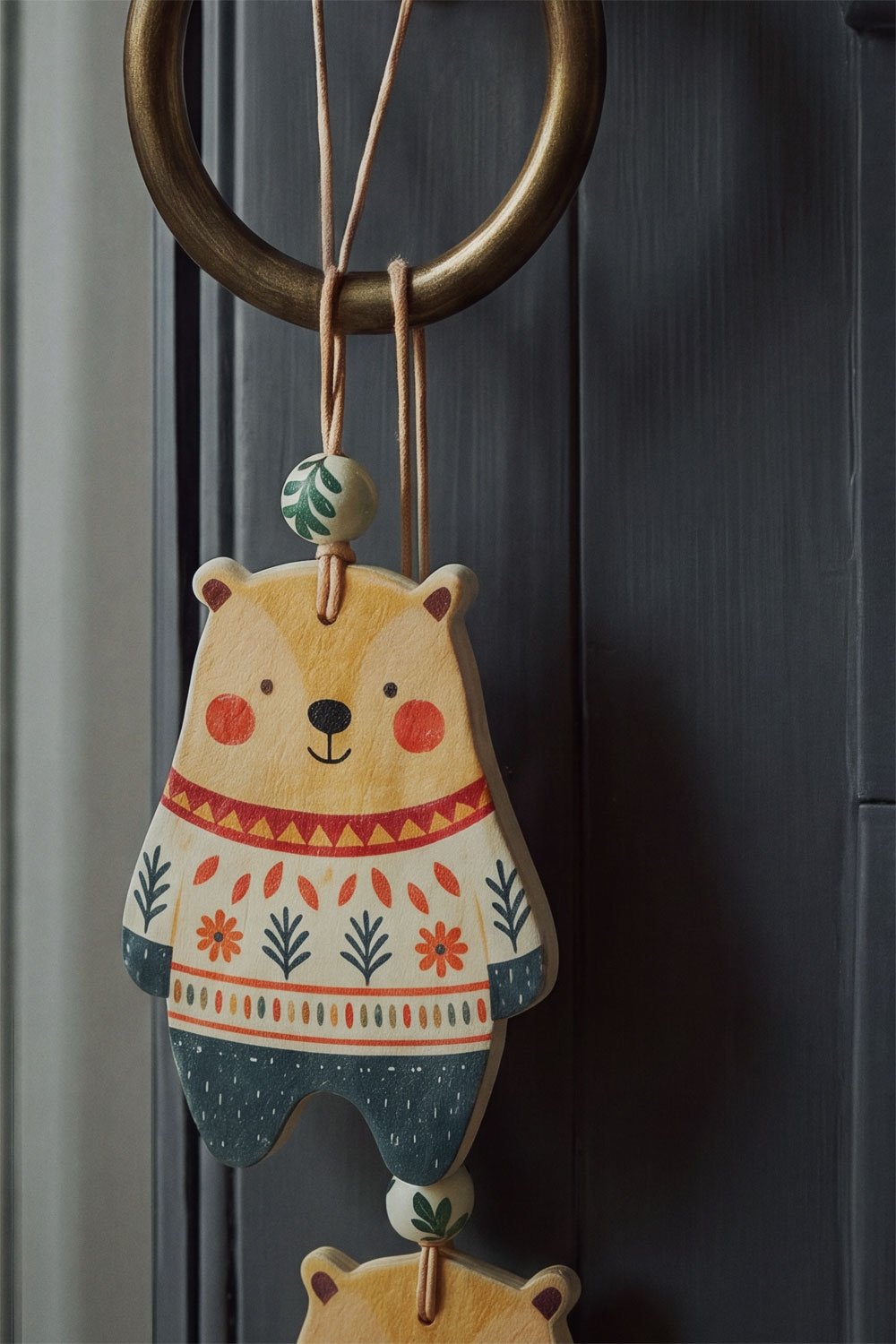 Pack de 3 décorations de Noël en papier mâché Maunel, image de la galerie 2