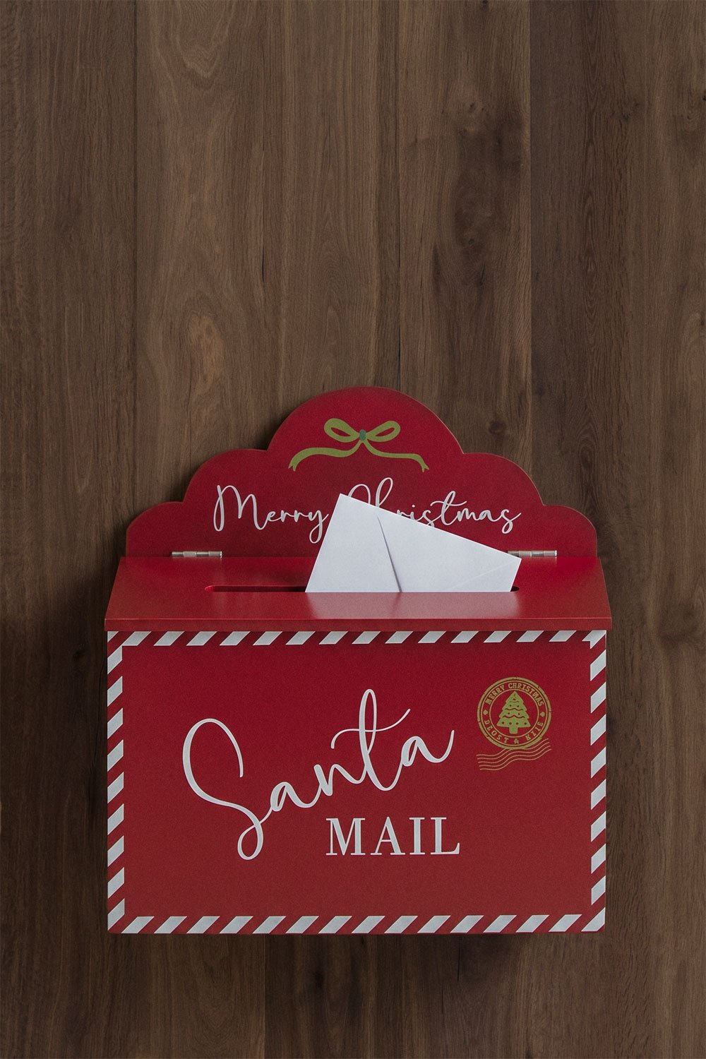 Boîte aux lettres de Noël en MDF Poreli, image de la galerie 1