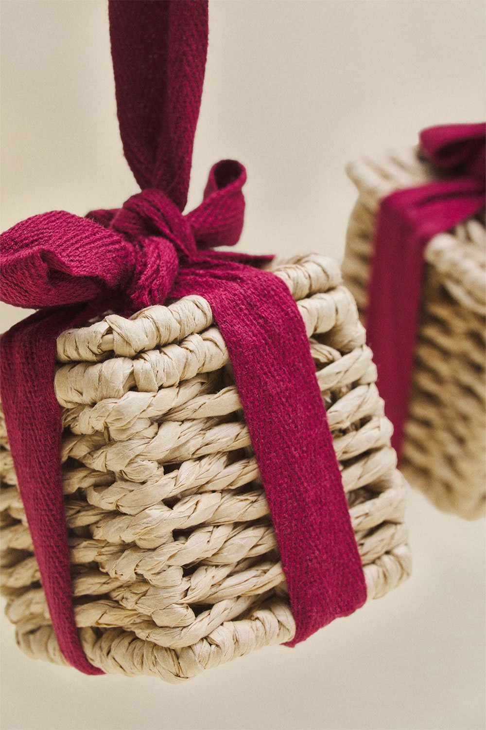 Pack de 3 décorations de Noël en corde tressée Dravik, image de la galerie 4