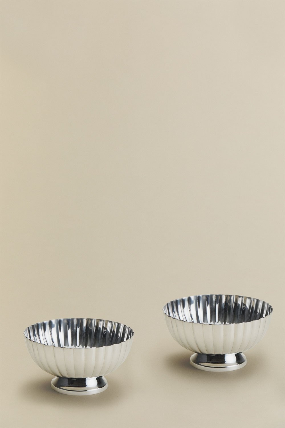 Pack de 2 bols en acier inoxydable Eluniva, image de la galerie 3