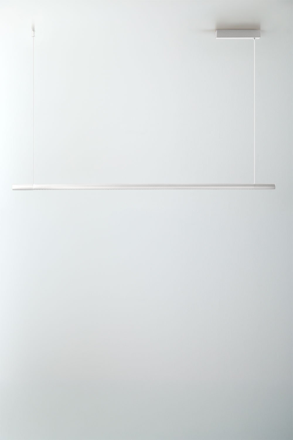Suspension linéaire LED 120 cm avec lumière indirecte en aluminium Lirela, image de la galerie 3