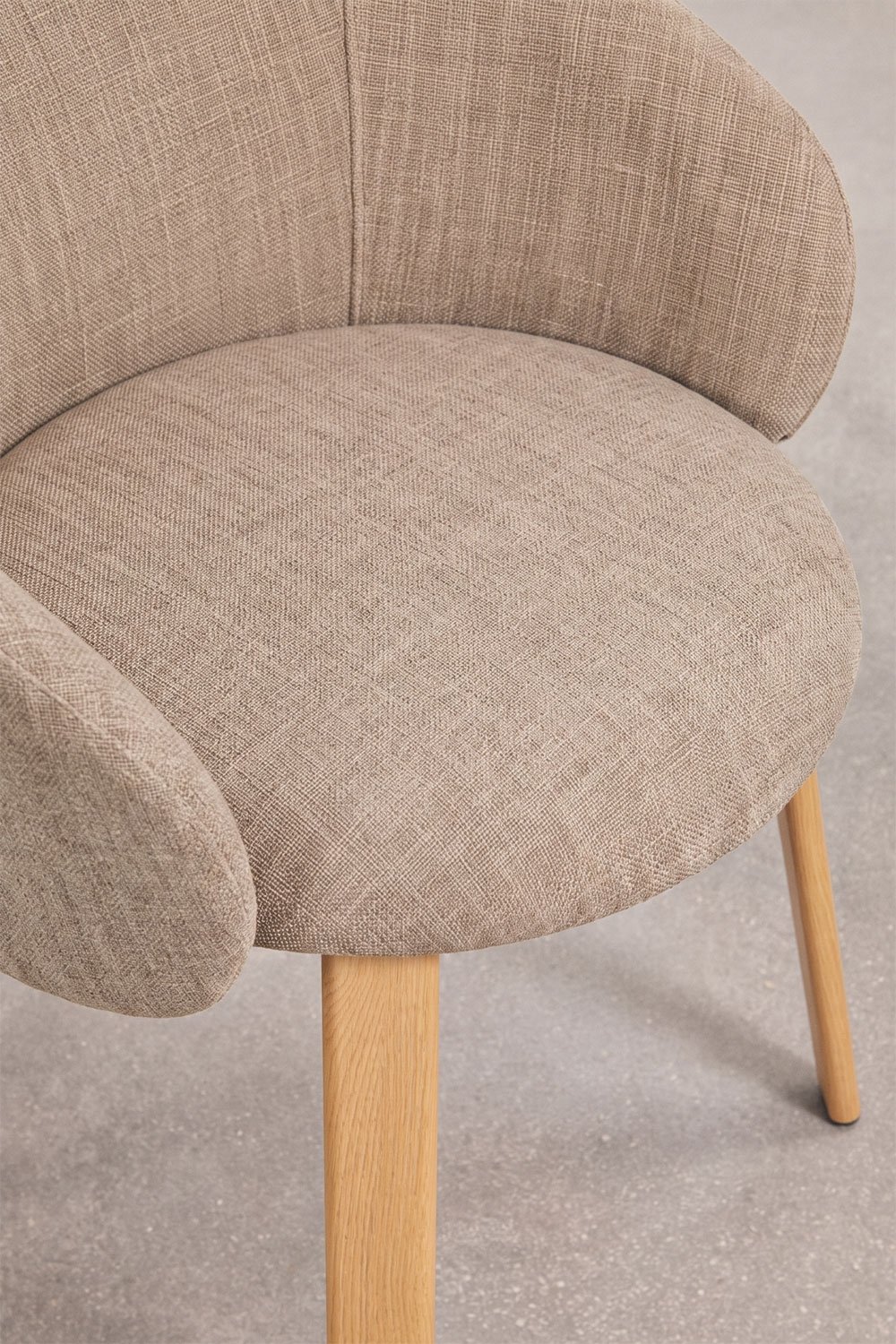 Chaise de salle à manger rembourrée Nairea, image de la galerie 7