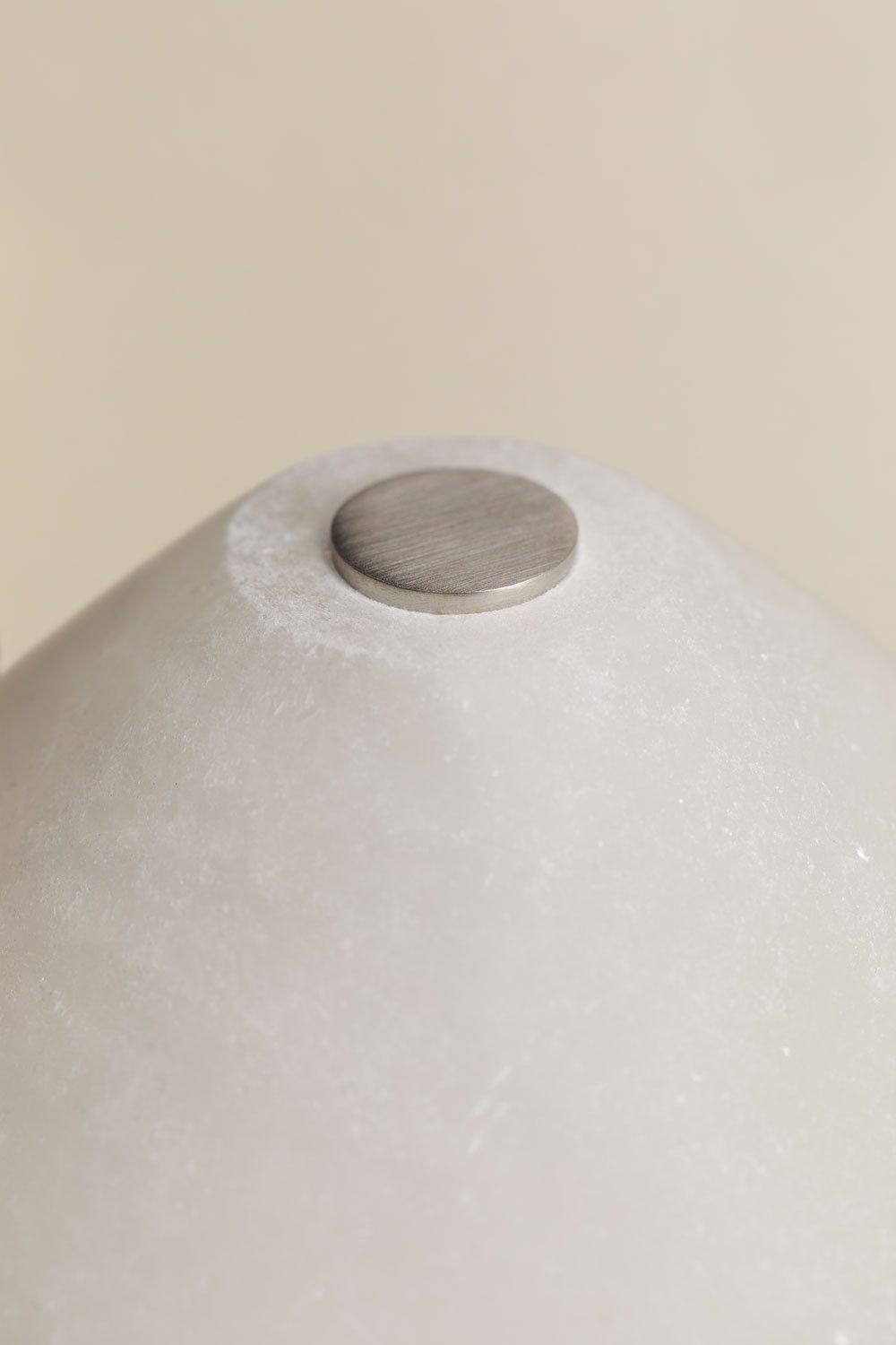 Lampe de table LED sans fil en albâtre et fer Barak, image de la galerie 7