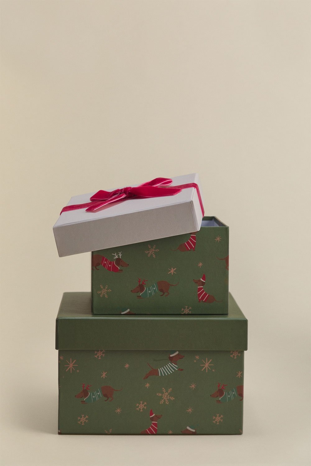 Set de 2 boîtes cadeaux de Noël Lasev, image de la galerie 8