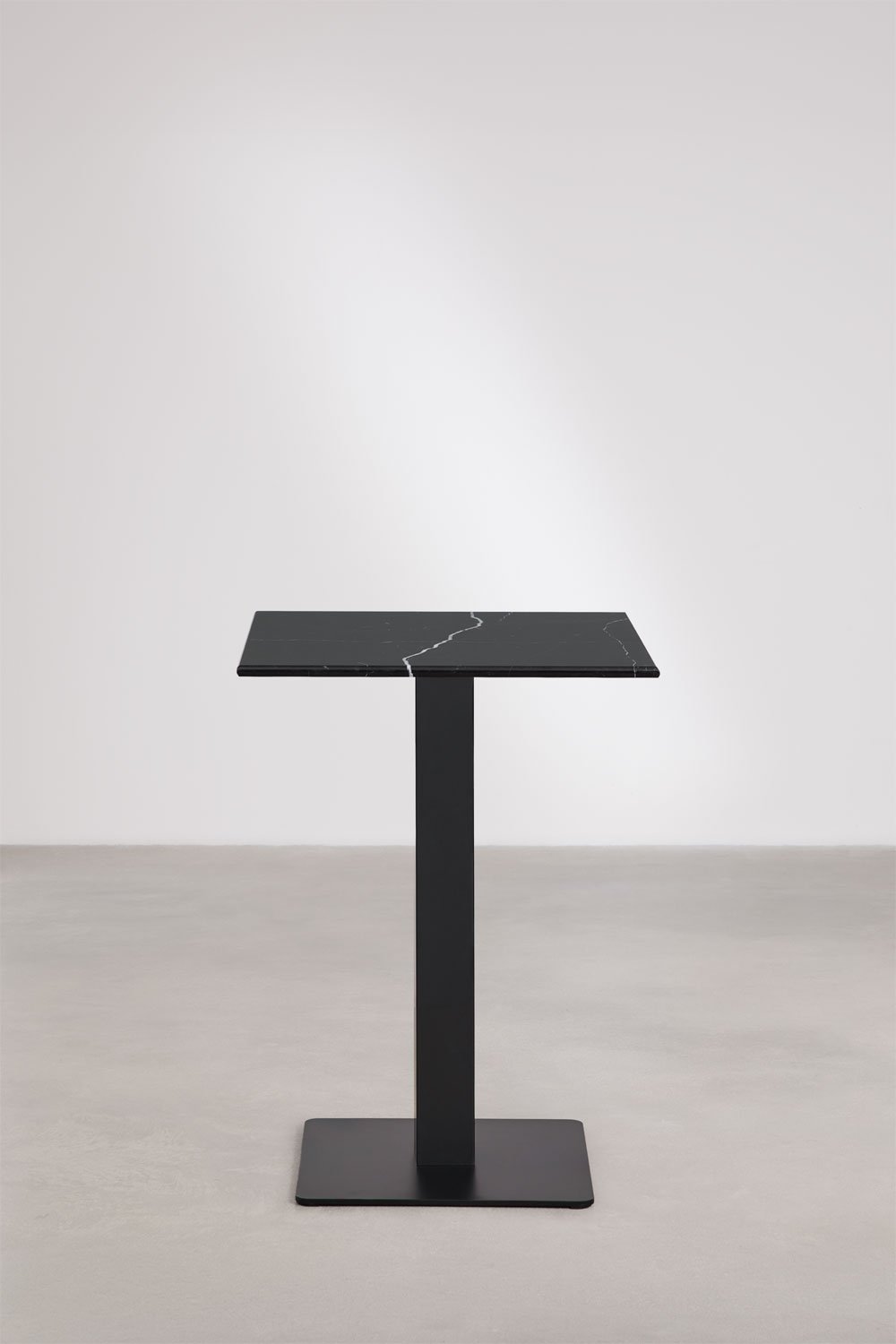 Table de bar carrée en pierre naturelle Livanto, image de la galerie 4