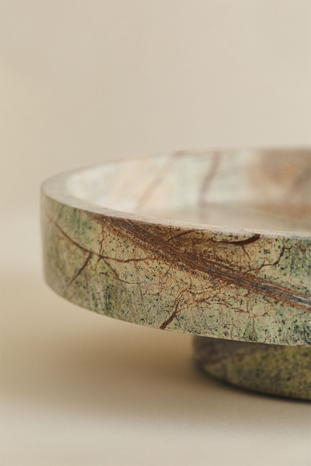 Vide-poche rond Ø25 cm en pierre naturelle Kevara, image de la galerie 4