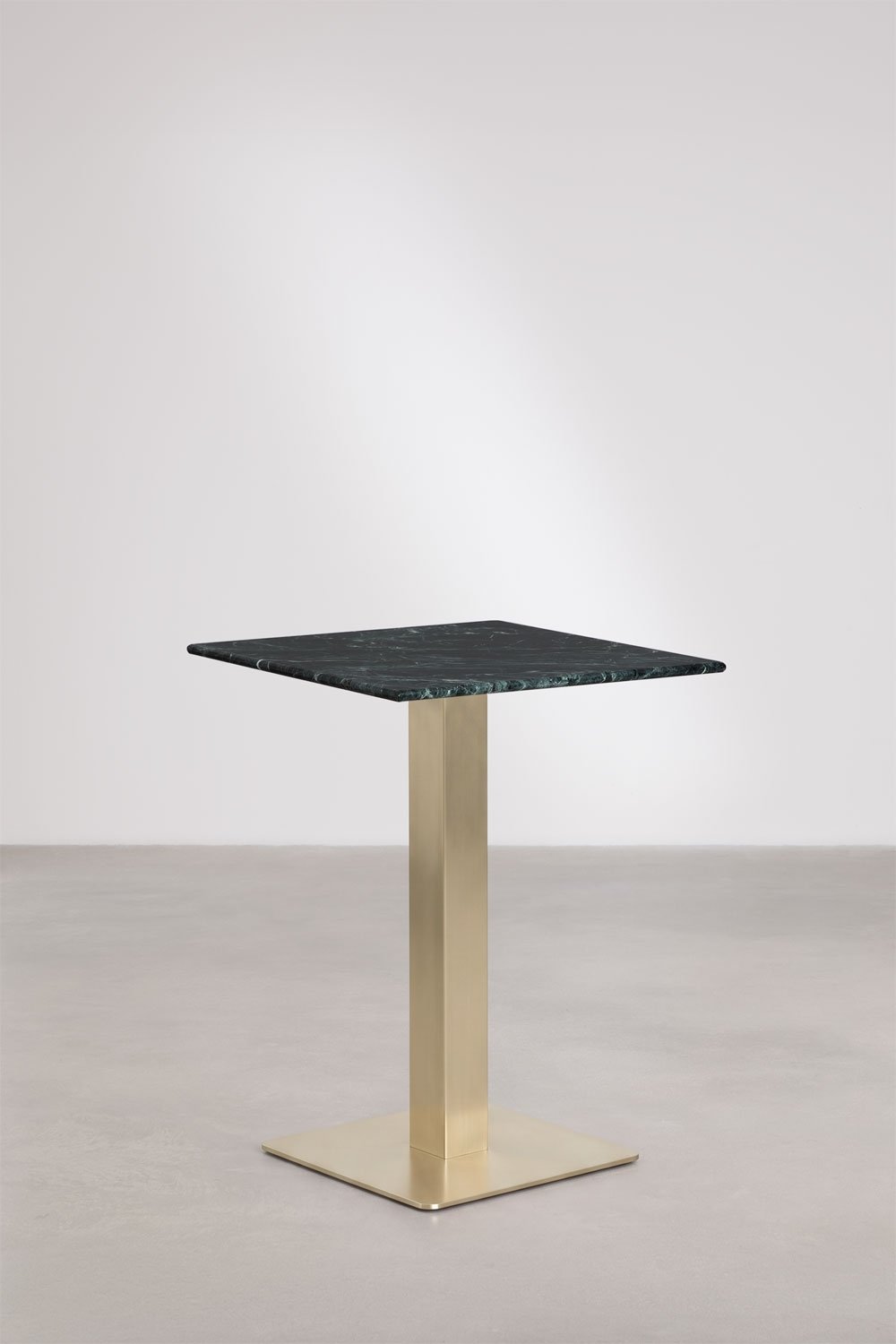 Table de bar carrée en pierre naturelle Livanto, image de la galerie 1