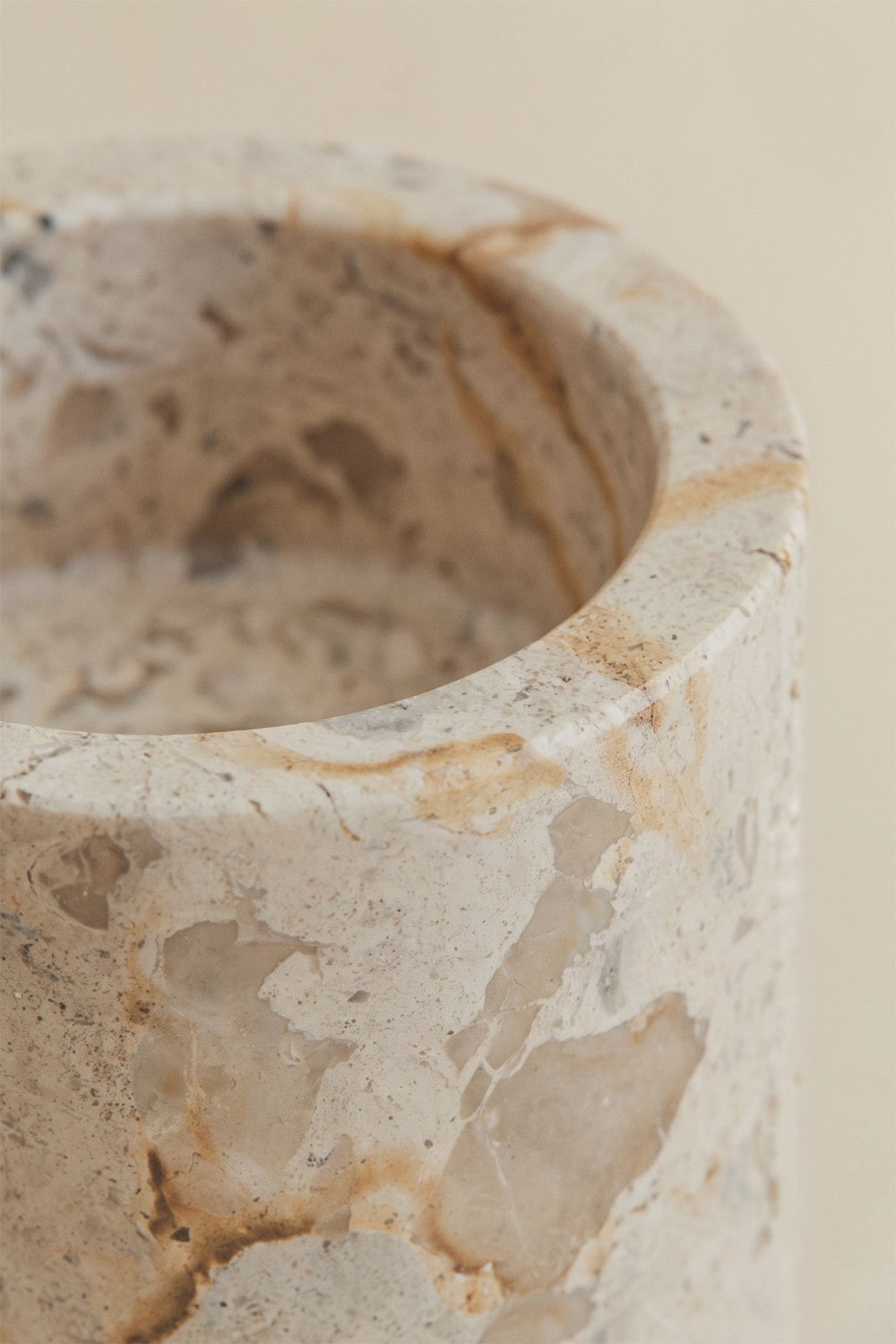 Porte-bougie Ø5 cm en marbre Ebrika, image de la galerie 5