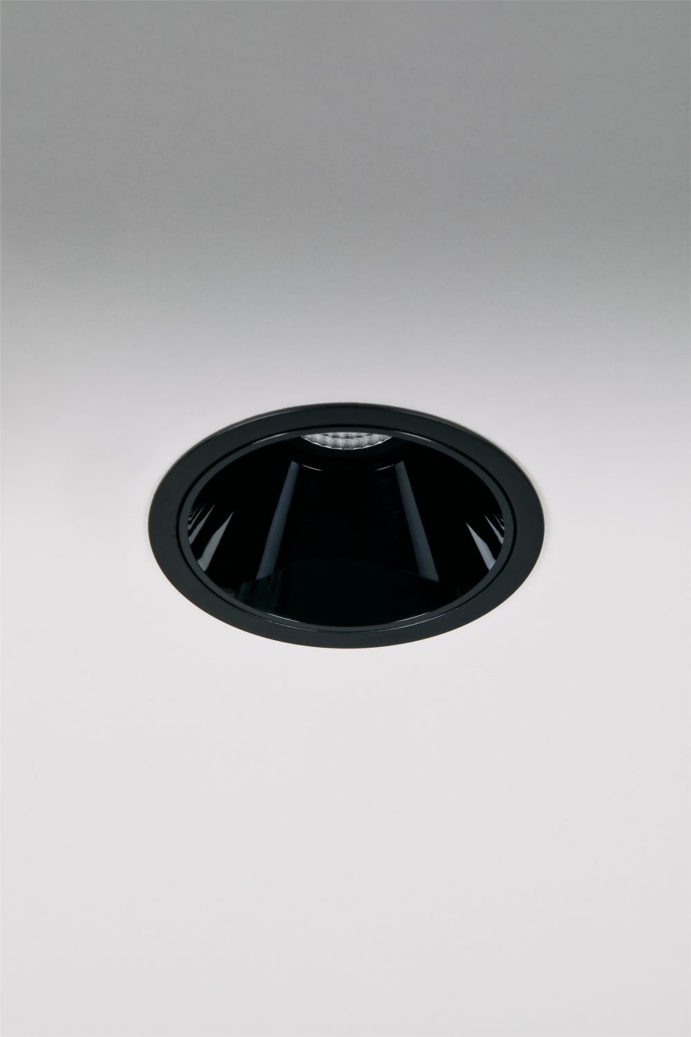 Spot LED encastrable avec collerette Ø8 cm en aluminium avec allumage et extinction progressifs Luisiana, imagen de galeria 1
