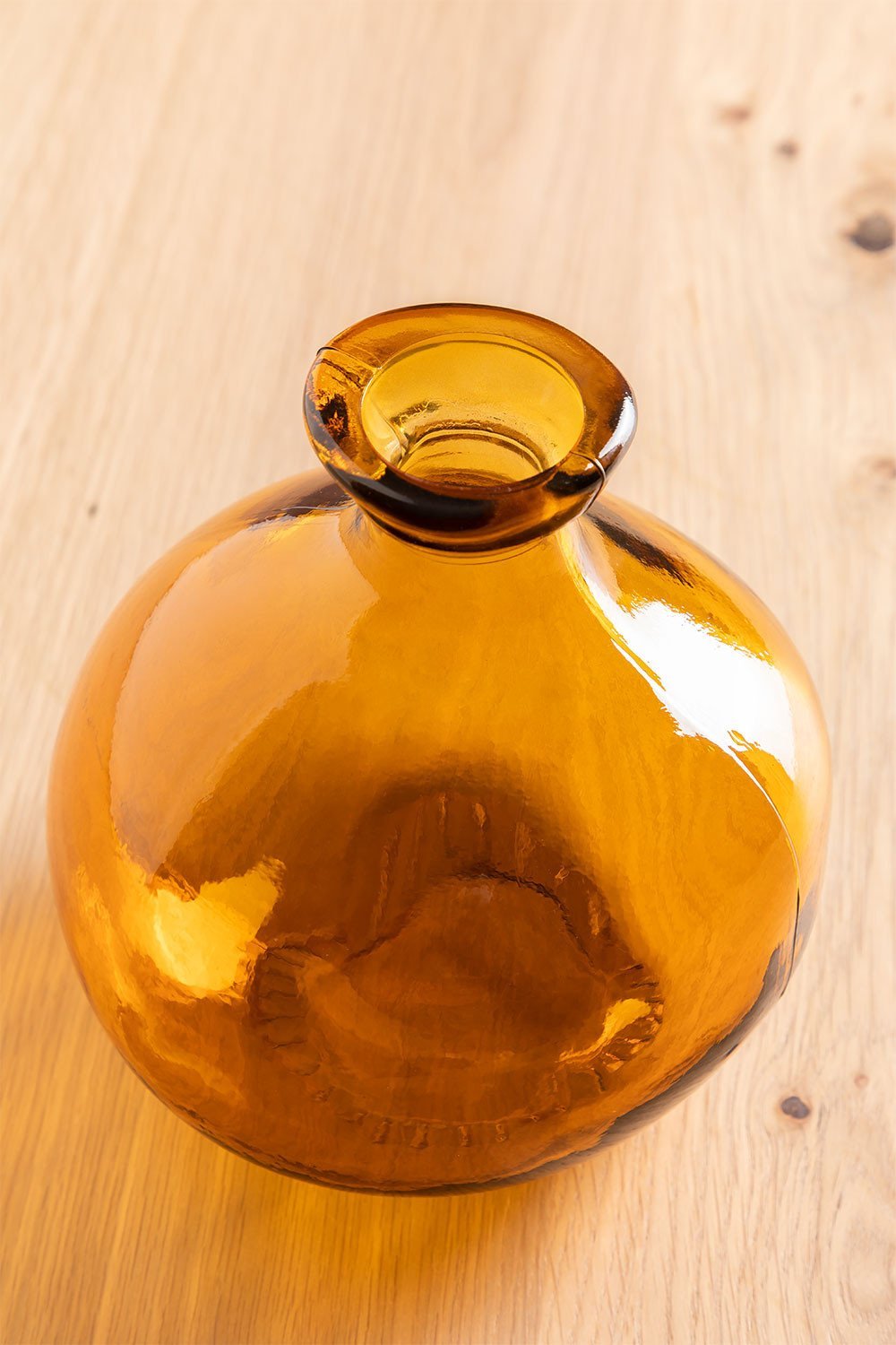 Vase en verre recyclé 18 cm Jound, image de la galerie 3