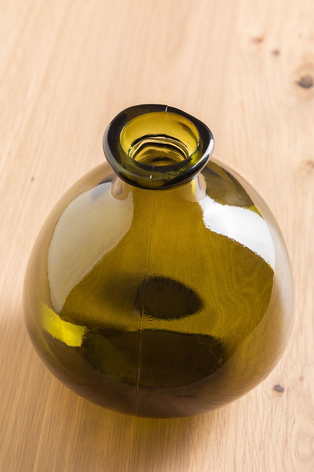 Vase en verre recyclé 18 cm Jound, image de la galerie 3