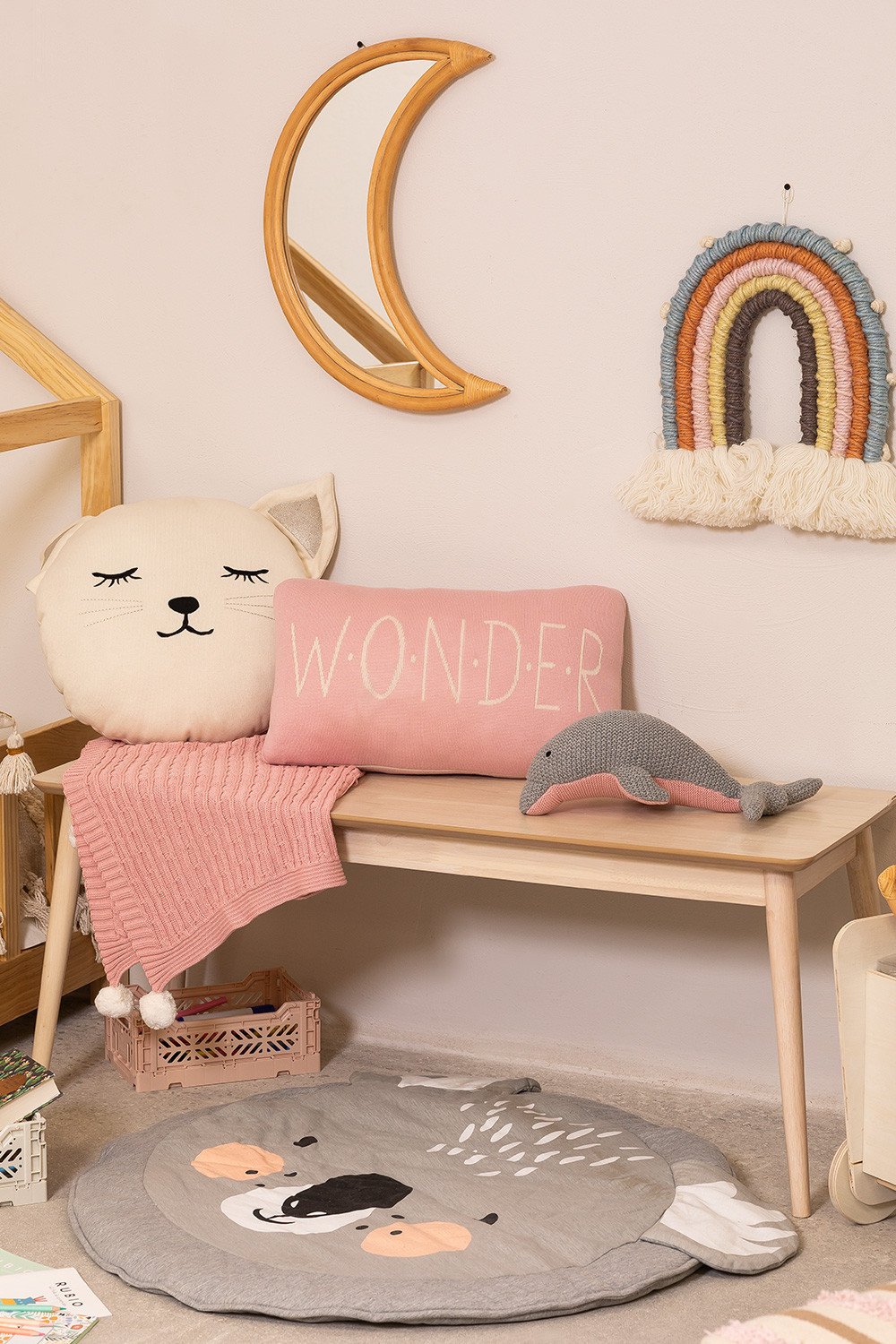 Tapis en coton (Ø90 cm) Jef Kids, image de la galerie 8