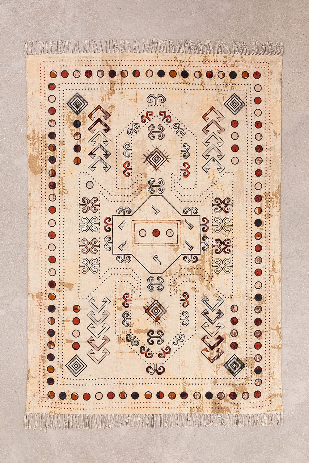 Tapis en coton (177x126 cm) Kondu, image de la galerie 1