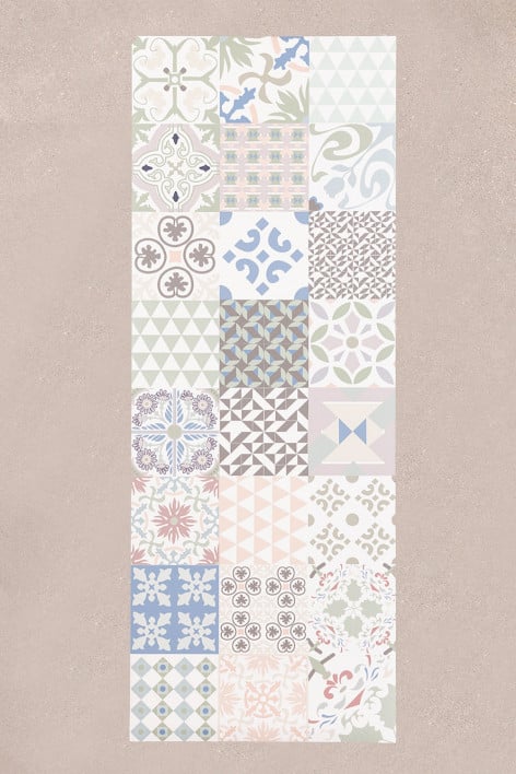 Tapis en vinyle (135x50 cm) Zule