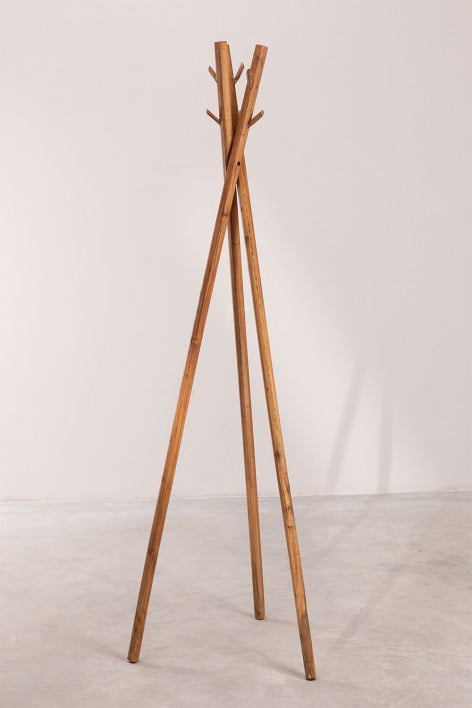 Porte-manteau sur Pied en Bois Recyclé Varah
