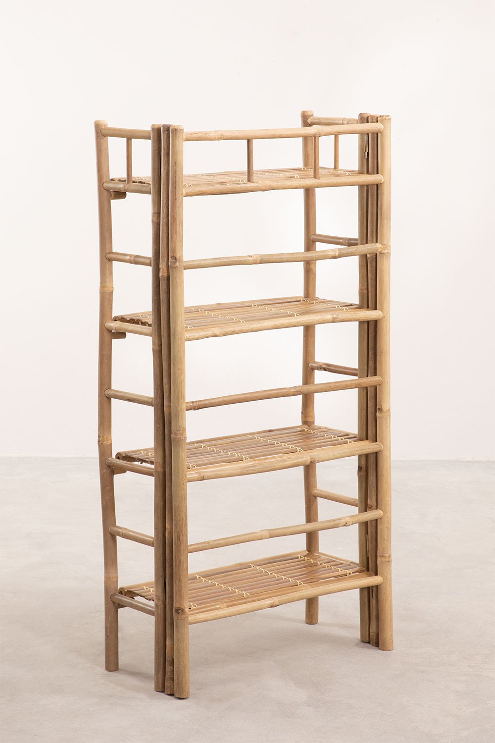 Étagère en bambou à 4 étagères Iciar, image de la galerie 4