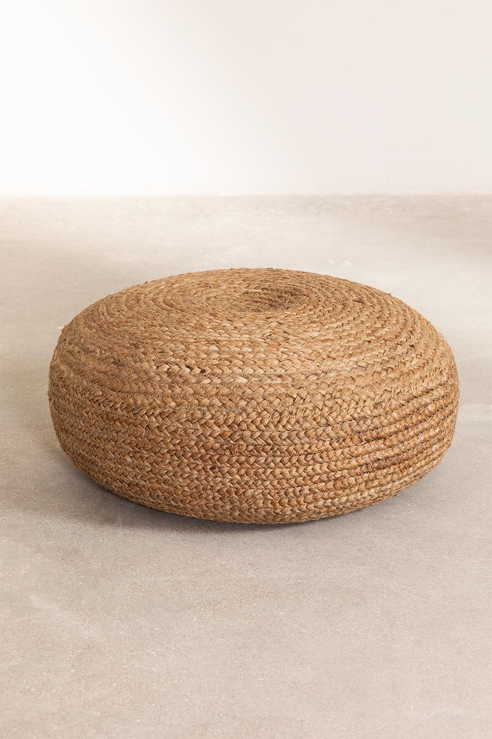 Pouf Rond en Jute Pilew SKLUM