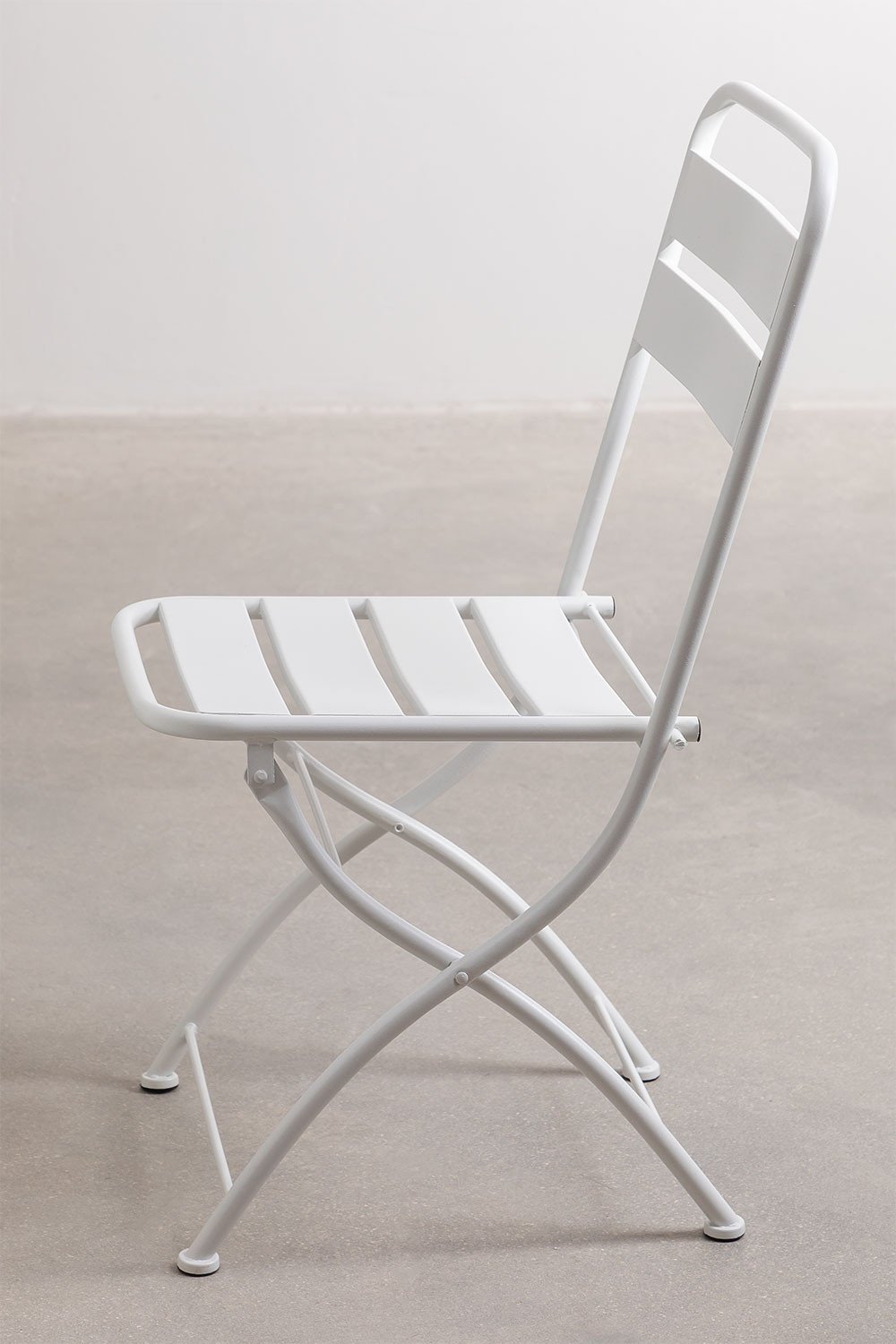 Chaise de jardin pliante en acier Janti, image de la galerie 3