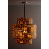 Ceiling Lamp in Bamboo (Ø45 cm) Lexie Natural, thumbnail image 3