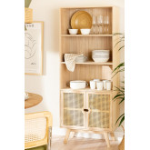 Wooden Cupboard with 2 Shelves Ralik Style , thumbnail image 1