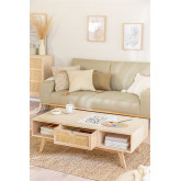 Wooden Coffee Table with Central Drawer Ralik Style, thumbnail image 2