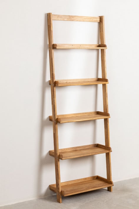 Idia 65x180 cm oak wood shelving unit