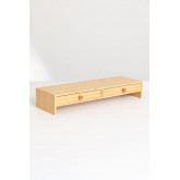 Bamboo  Monitor Stand with Drawers Greg, thumbnail image 2