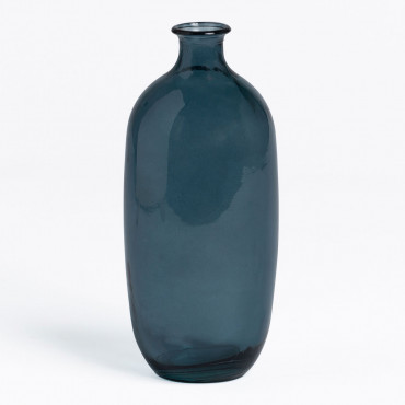 Recycled Glass Bottle Lumas Pacific Blue - Sklum