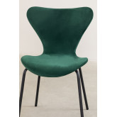 Velvet Stackable Dining Chair Uit, thumbnail image 4