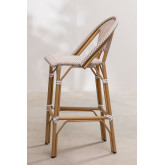 High Garden Stool with Backrest Alisa Bistro, thumbnail image 3