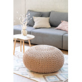 Knitted Round Pouffe Greicy, thumbnail image 1
