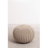 Knitted Round Pouffe Greicy, thumbnail image 2