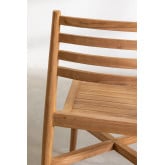 Attila Teak Wood Garden Chair, thumbnail image 5
