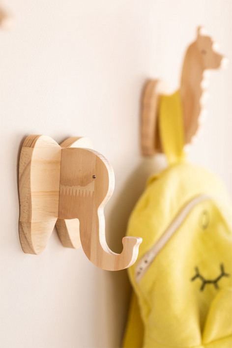 Pypa Kids wooden wall coat rack
