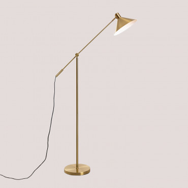Metallic Floor Lamp Francis Golden - Sklum