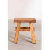 Recycled Wooden Low Stool Roblie, thumbnail image 3